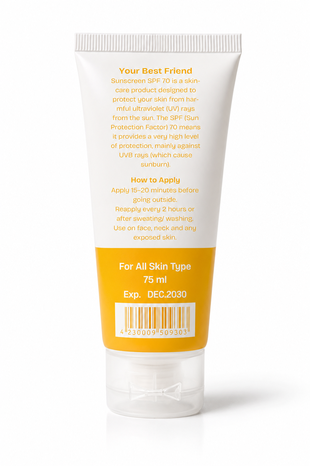 Penguin Skincare Sun Shield SPF 70 Sunscreen on plain background