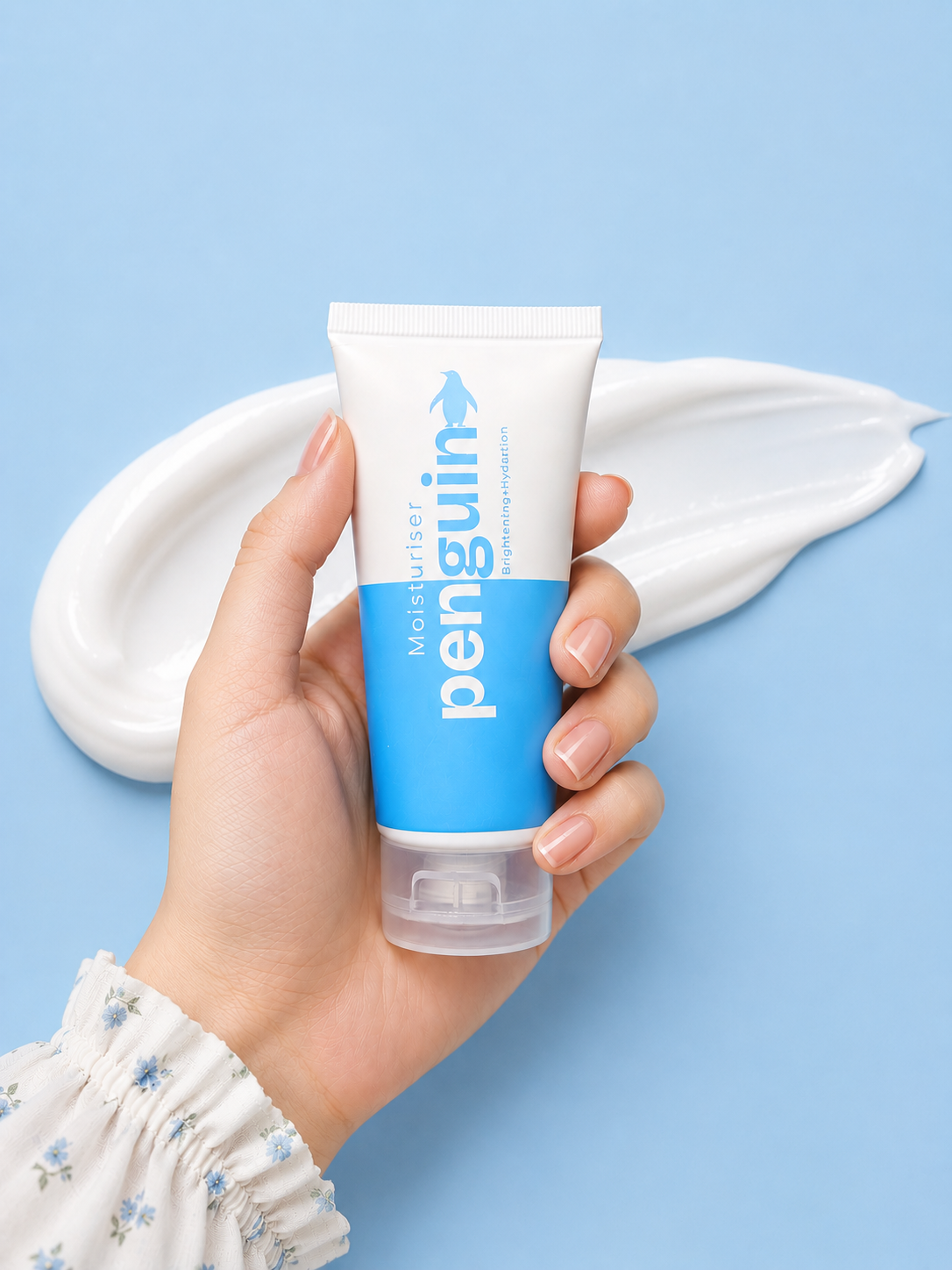 Penguin Skincare Hydrating Glow Moisturizer texture