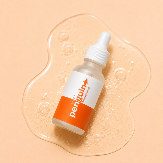 Penguin Skincare 5% Niacinamide Glow Serum bottle, front view